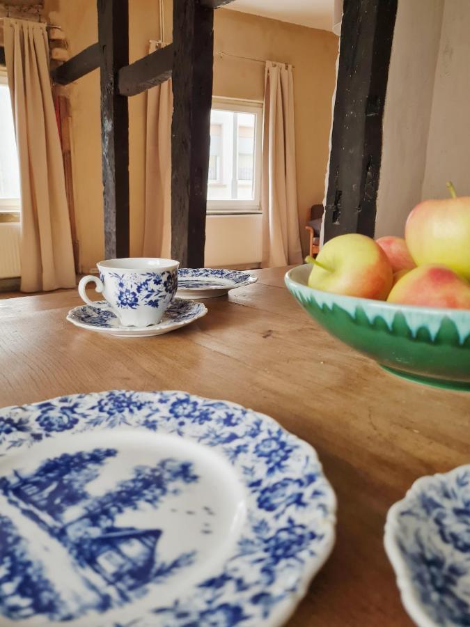 Kleines Fachwerkhaus Im Herzen Von Lemgo Fur Individualisten Bagian luar foto